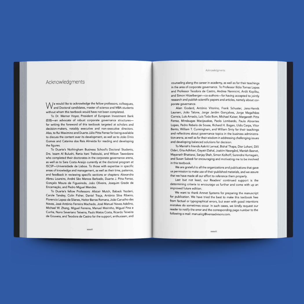 Manual of Corporate Governance